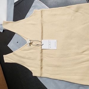Naked Cashmere Rebecca Tank Butter - NWT